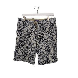 Patagonia Printed Stretch Planing Board Shorts 20" Blue Floral 86610 Men Size 32